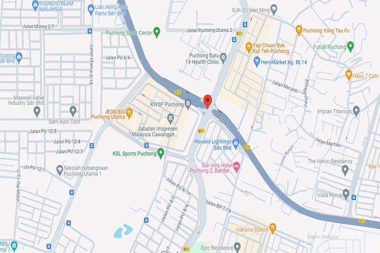 LDP Highway, Puchong, Selangor (near KWSP Puchong Utama, from Puchong)