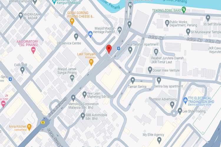 Jalan Jelutong, Jelutong, Penang (in front of Toyota)