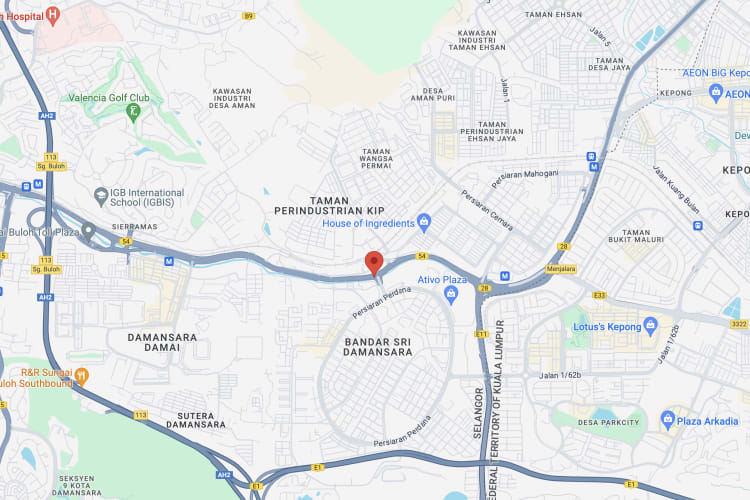 Jalan Kuala Selangor - Bandar Sri Damansara, Sungai Buloh, Selangor (from Sungai Buloh)