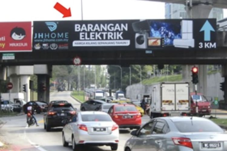 1 Panel Overhead Bridge Billboard at LDP Highway - Bandar Sri Damansara, Selangor (interchange to Sungai Buloh/Kepong), Selangor (interchange to Sungai Buloh/Kepong)