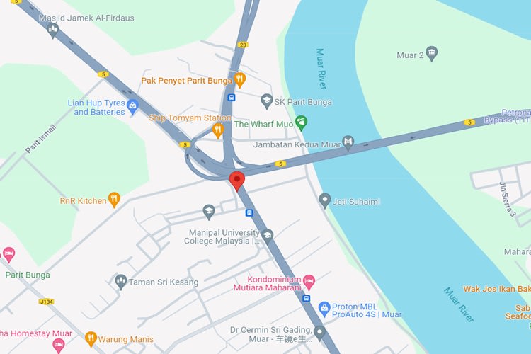 Jalan Kesang,Pekan Parit Bunga, Muar, Johor