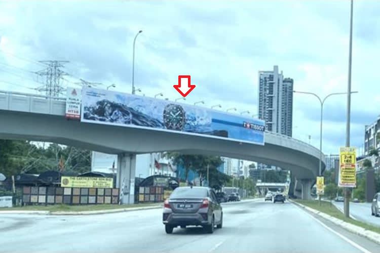 1 Sided Overhead Bridge Billboard at Lebuhraya Bukit Jalil, Bukit Jalil, Kuala Lumpur (Infront Pavilion Bukit Jalil)