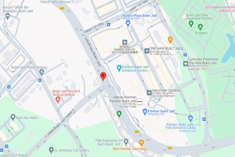 Lebuhraya Bukit Jalil, Bukit Jalil, Kuala Lumpur (Infront Pavilion Bukit Jalil)