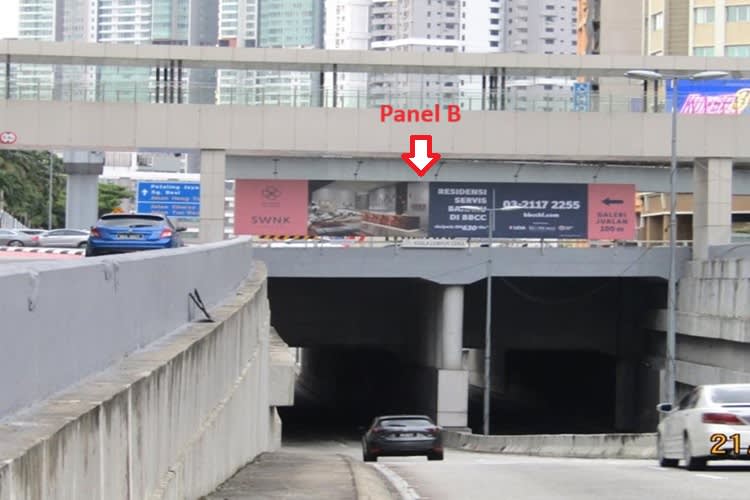 Overhead Bridge Billboard at Jalan Pudu, Kuala Lumpur (near Lalaport Bukit Bintang)