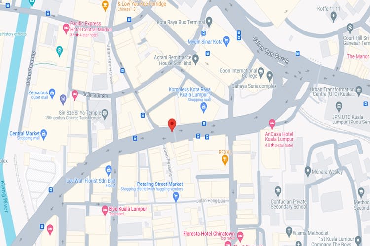 Jalan Tun Tan Cheng Lock, Kuala Lumpur (near Petaling Street)