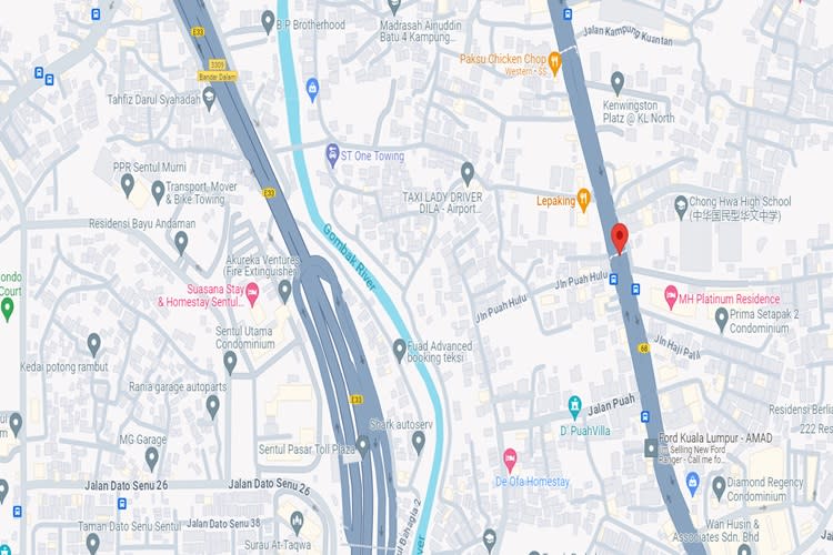 Jalan Gombak, Kuala Lumpur (near Petronas)