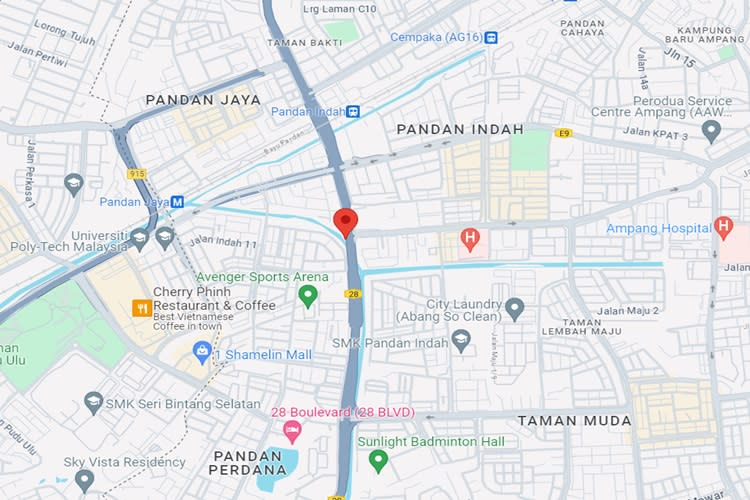 MRR2 Highway KM30.2, Pandan Indah, Ampang, Selangor
