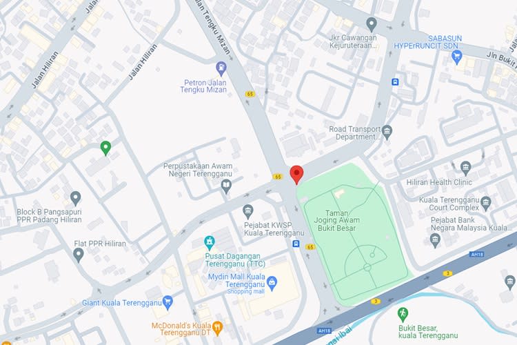 Simpang 4 KWSP (Taman Bank Negara), Kuala Terengganu, Terengganu