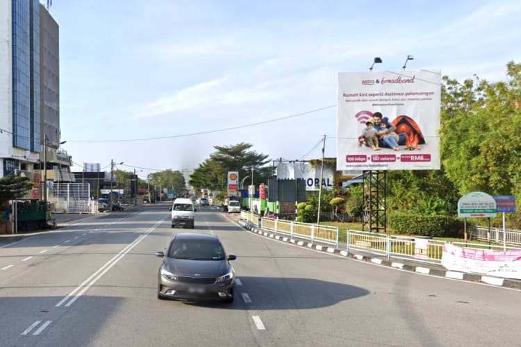 1 Panel Minipole Billboard at Jalan Kampung Gajah, Butterworth, Penang (at commercial areas)