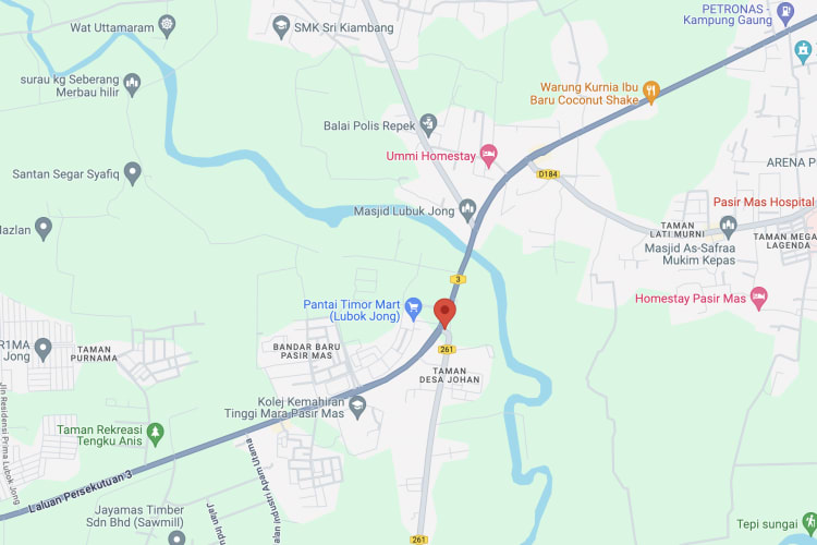 Lubok Jong, Pasir Mas, Kelantan (at traffic light junction)