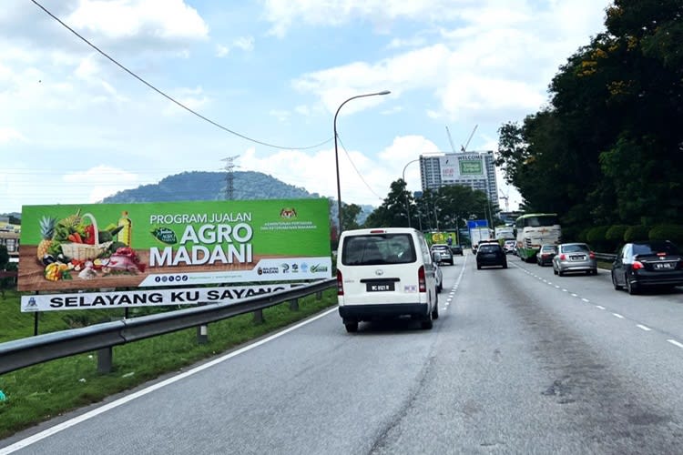 1 Panel Free Standing Billboard at Jalan Kuching, Selayang, Kuala Lumpur