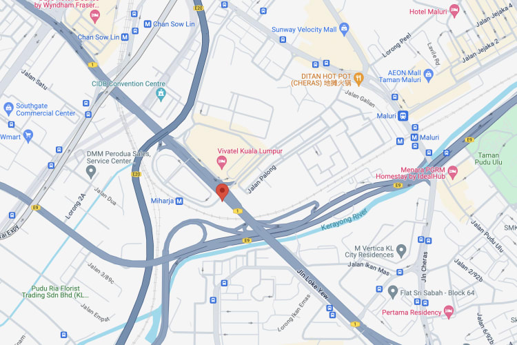 Jalan Loke Yew, Kuala Lumpur (opposite Vivatel)