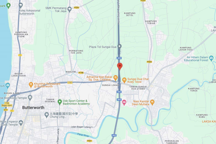 NSE Highway KM128.7, Butterworth, Penang