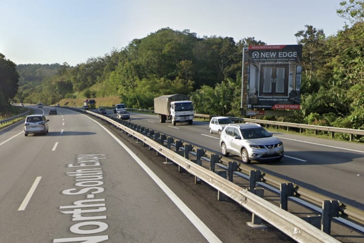 1 Sided Vertical Minipole Billboard at NSE KM171.7, Bandar Baharu, Kedah (NB)
