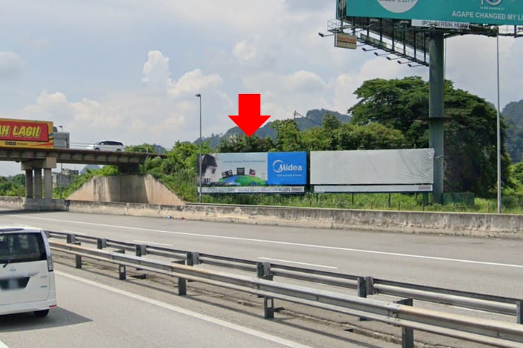1 Panel Free Standing Billboard at NSE KM279.7, Ipoh, Perak (NB off-side)