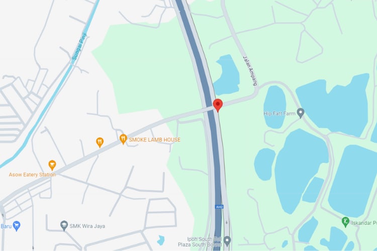 NSE KM279.7, Ipoh, Perak (NB off-side)