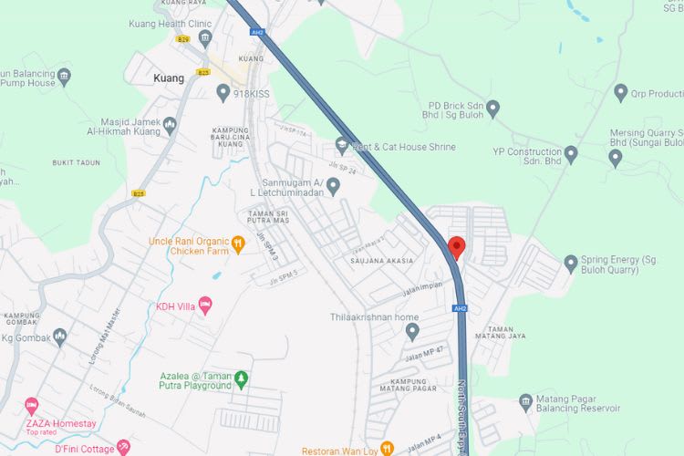 NSE KM450.8, Sungai Buloh, Selangor (SB