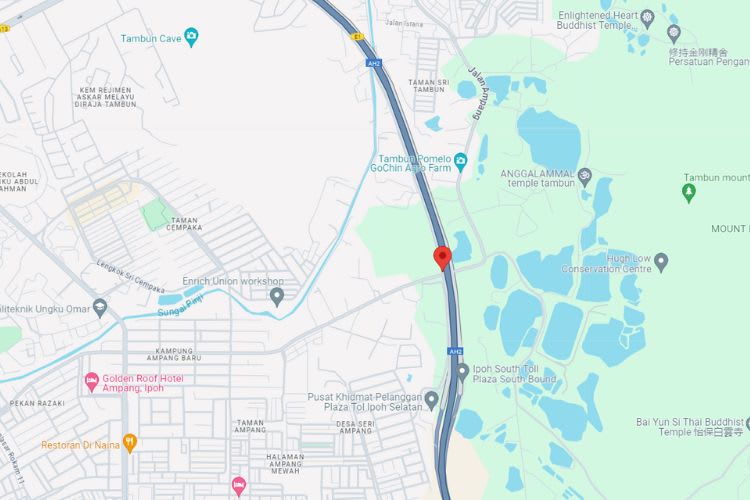 NSE Highway KM274.4, Ipoh, Perak (SB off-side)