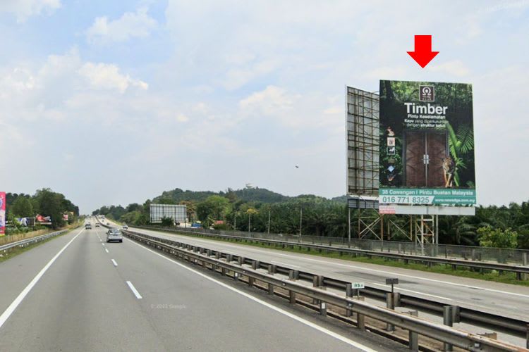 1 Sided Vertical Minipole Billboard at NSE KM85.7, Ayer Hitam, Johor (SB)