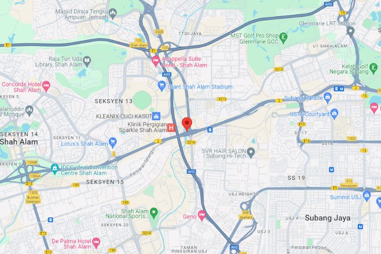 Federal Highway Route 2, Shah Alam, Selangor