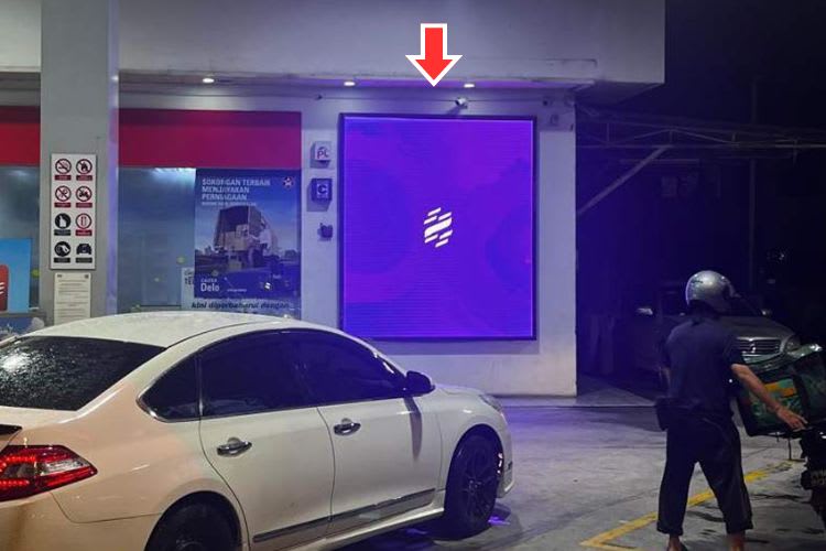 1 Panel Digital Screen Billboard at Caltex Jalan Ipoh, Jalan Sultan Azlan Shah, Kuala Lumpur