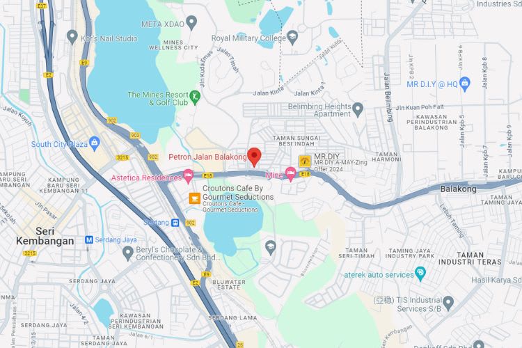 Petron Jalan Balakong, Sungai Besi Expressway / Kajang Dipersal Link Expy, Seri Kembangan, Selangor
