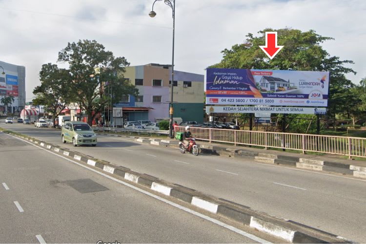 1 Panel Free Standing Billboard at Jalan Kampung Baru, Sungai Petani, Kedah (center of Sungai Petani)
