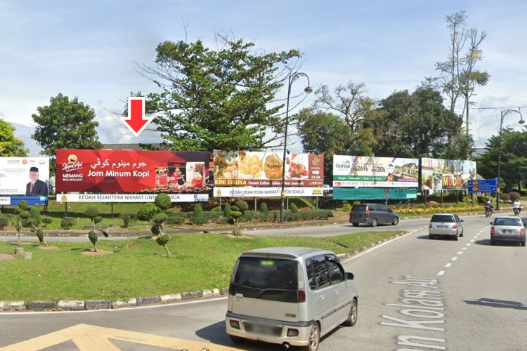 1 Panel Free Standing Billboard at Jalan Kolam Air/Jalan Sungai Layar/Jalan Patani, Sungai Petani, Kedah