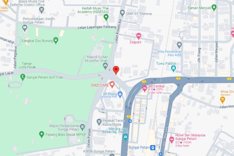 Jalan Kolam Air/Jalan Sungai Layar/Jalan Patani, Sungai Petani, Kedah