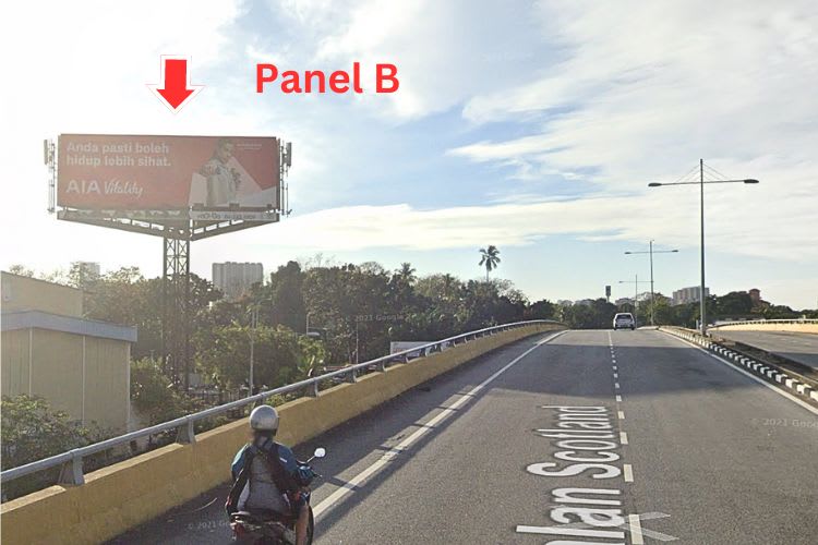 Jalan Masjid Negeri / Jalan Air Itam / Jalan Scotland, Jelutong, Penang (on Wisma Pandu Puteri)