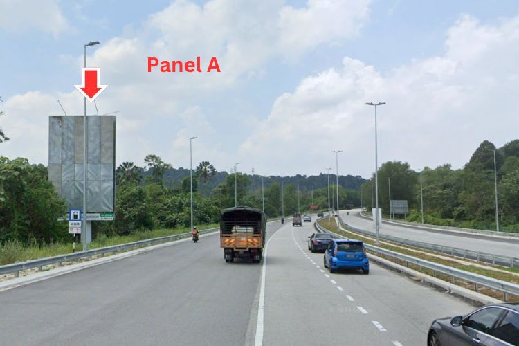 1 Sided Vertical Minipole Billboard at Persiaran Mokhtar Dahari, Sungai Buloh, Selangor