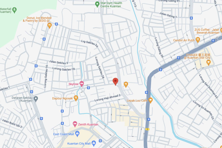 Jalan Dato Lim Hoe Lek / Jalan Haji Ahmad, Kuantan, Pahang (near residential areas)