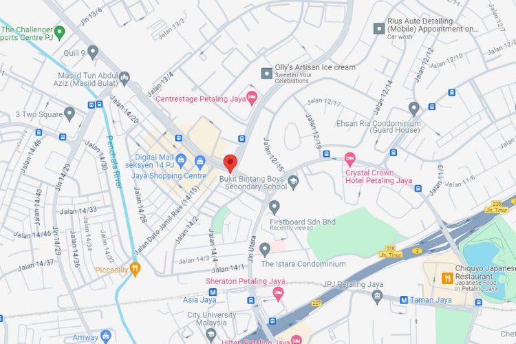 Jalan Semangat / Jalan Professor Khoo Kay Kim, Petaling Jaya, Selangor (traffic light junction near Jaya Shopping Center [B])