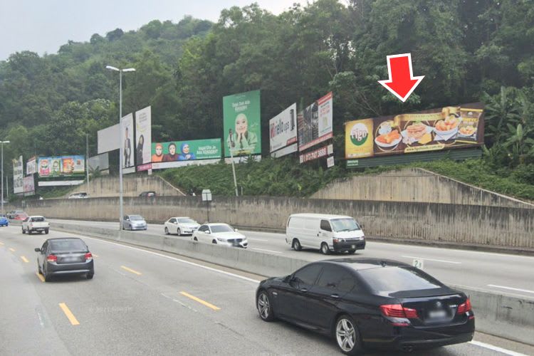 1 Panel Free Standing Billboard at LDP KM 2.8, Petaling Jaya, Selangor ( before Penchala / Kepong Toll Plaza )