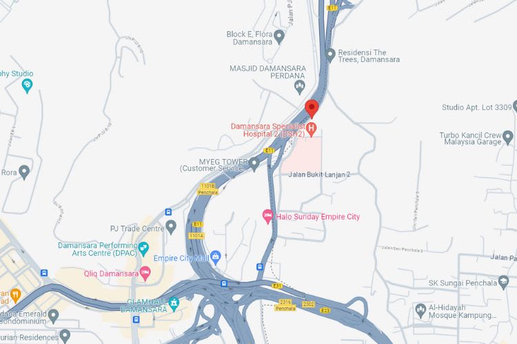 LDP KM 2.8, Petaling Jaya, Selangor ( before Penchala / Kepong Toll Plaza )