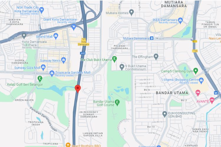 NKVE KM18.5, Petaling Jaya, Selangor