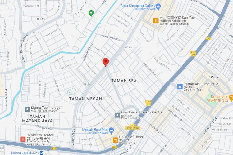 Jalan SS24/1, Taman Sea, Petaling Jaya, Selangor
