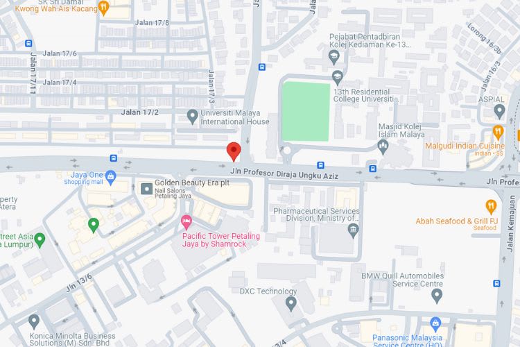 Jalan Profesor Diraja Ungku Aziz, Petaling Jaya, Selangor (near Jaya One)