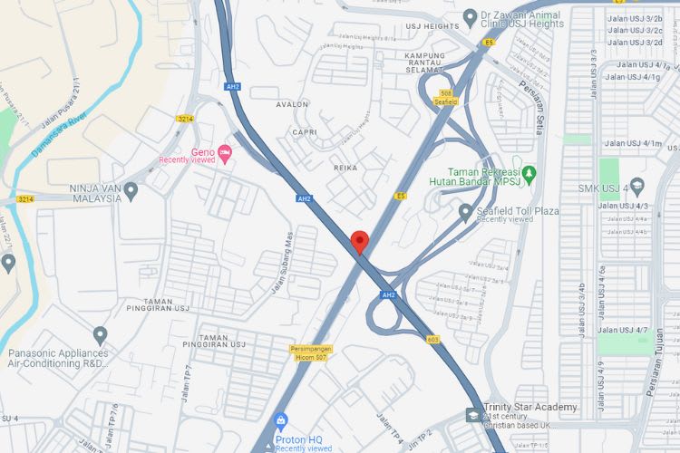 ELITE Highway KM5.2, Subang Jaya, Selangor (near Seafield Plaza Tol)