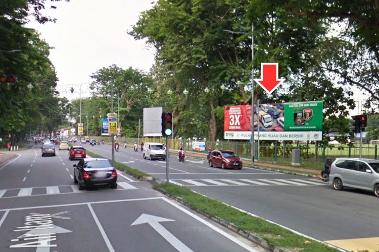 1 Panel Free Standing Billboard at Jalan Air Hitam, George Town, Penang (near Han Chiang High School)