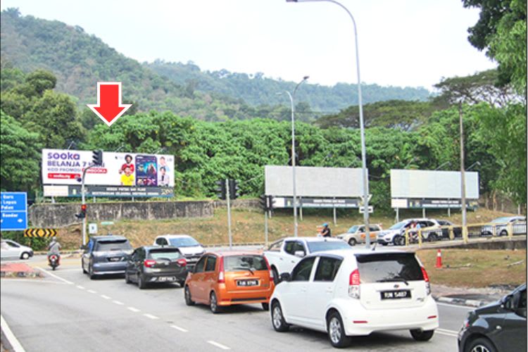 1 Panel Free Standing Billboard at Jalan Bukit Gambir / Jalan Pekaka 1, Gelugor, Penang (at T-Junction)