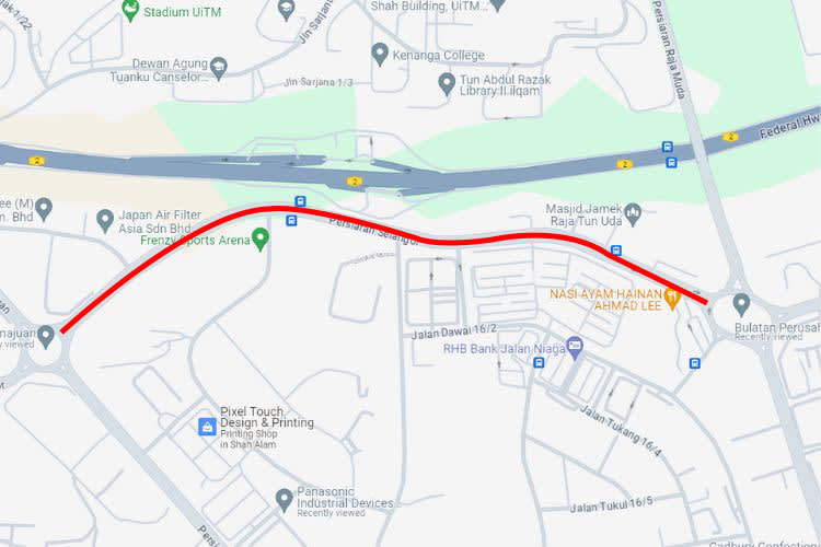 80 Panel Loose Street Buntings Billboard at Persiaran Selangor, Shah Alam, Selangor (near Federal Highway)