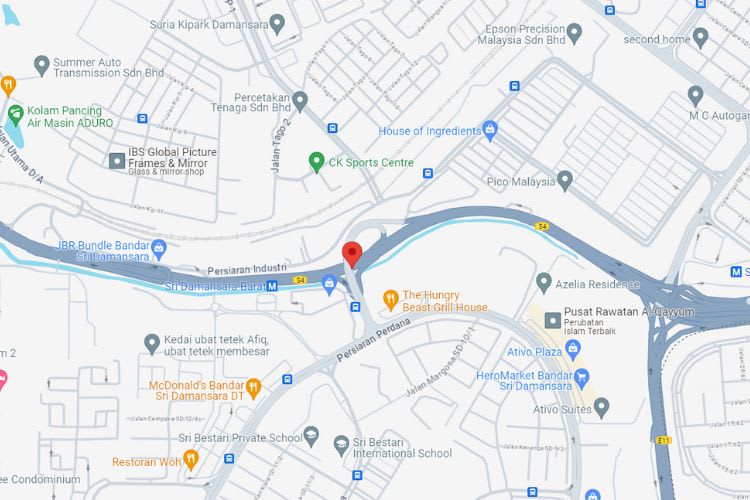 Jalan Kuala Selangor - Bandar Sri Damansara, Sungai Buloh, Selangor (towards Sungai Buloh)