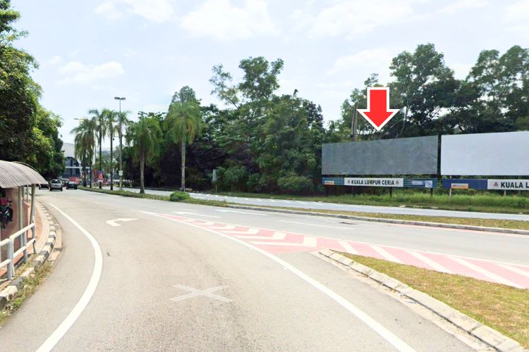 1 Panel Free Standing Billboard at KESAS Highway KM51, Bukit Jalil, Kuala Lumpur (entering Jalan Merah Caga)