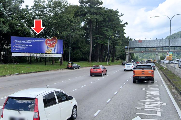 1 Panel Free Standing Billboard at MRR2 Highway, Kuala Lumpur (opposite Petronas Klang Gate)