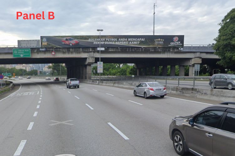 Overhead Bridge Billboard at KESAS Highway KM46.12, Kuala Lumpur