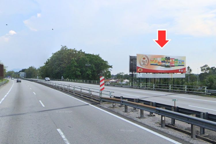 1 Sided Free Standing Billboard at NSE KM288.1 Simpang Pulai, Gopeng, Perak (SB-off side, after Simpang Pulai Toll Plaza)