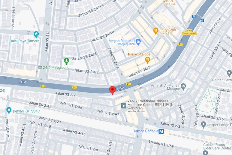 LDP Highway KM10.6, SS2 Taman Megah, Petaling Jaya, Selangor