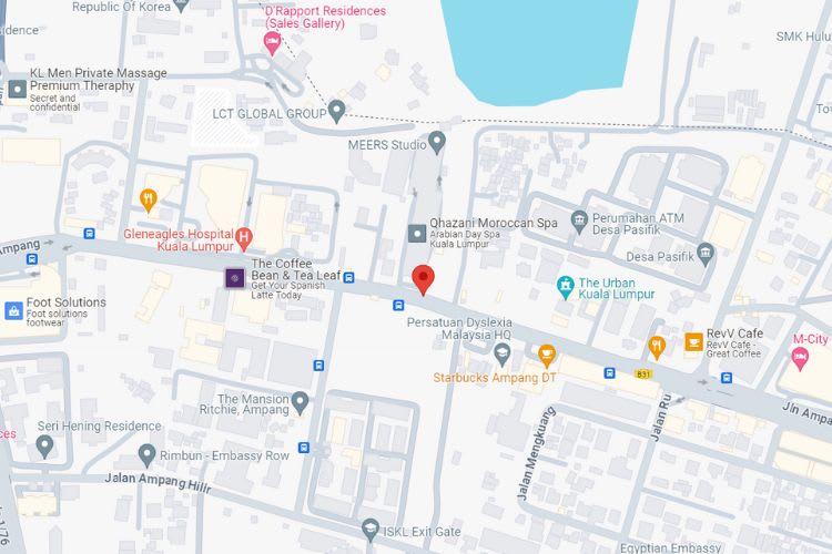 Jalan Ampang, Kuala Lumpur (near Gleneagle Hospital and Great Eastern Mall)