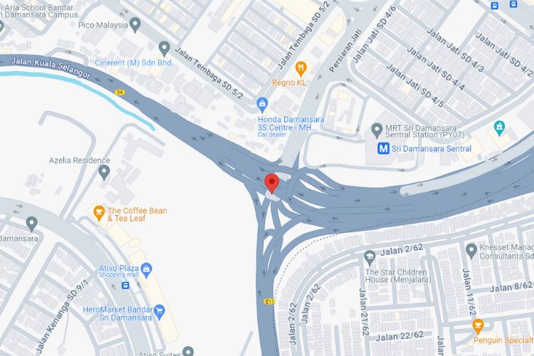 LDP highway & Jalan Kuala Selangor intersection, Kuala Lumpur